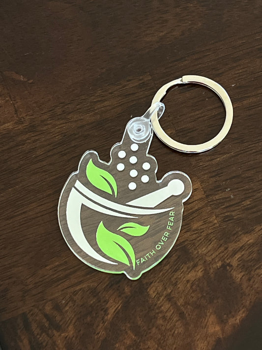 Faith over Fear Keychain