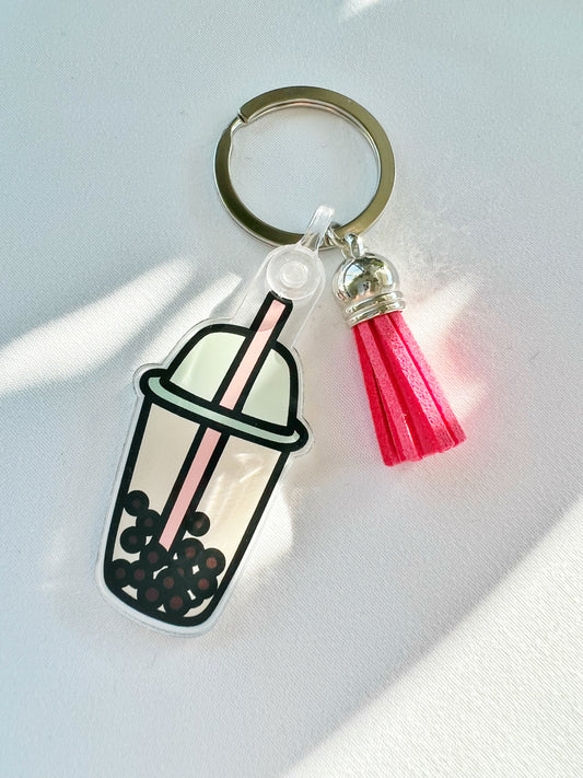 Boba, Please! Keychain