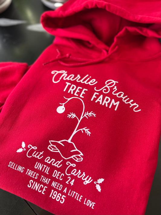 Charlie Brown Christmas Tree Hoodie